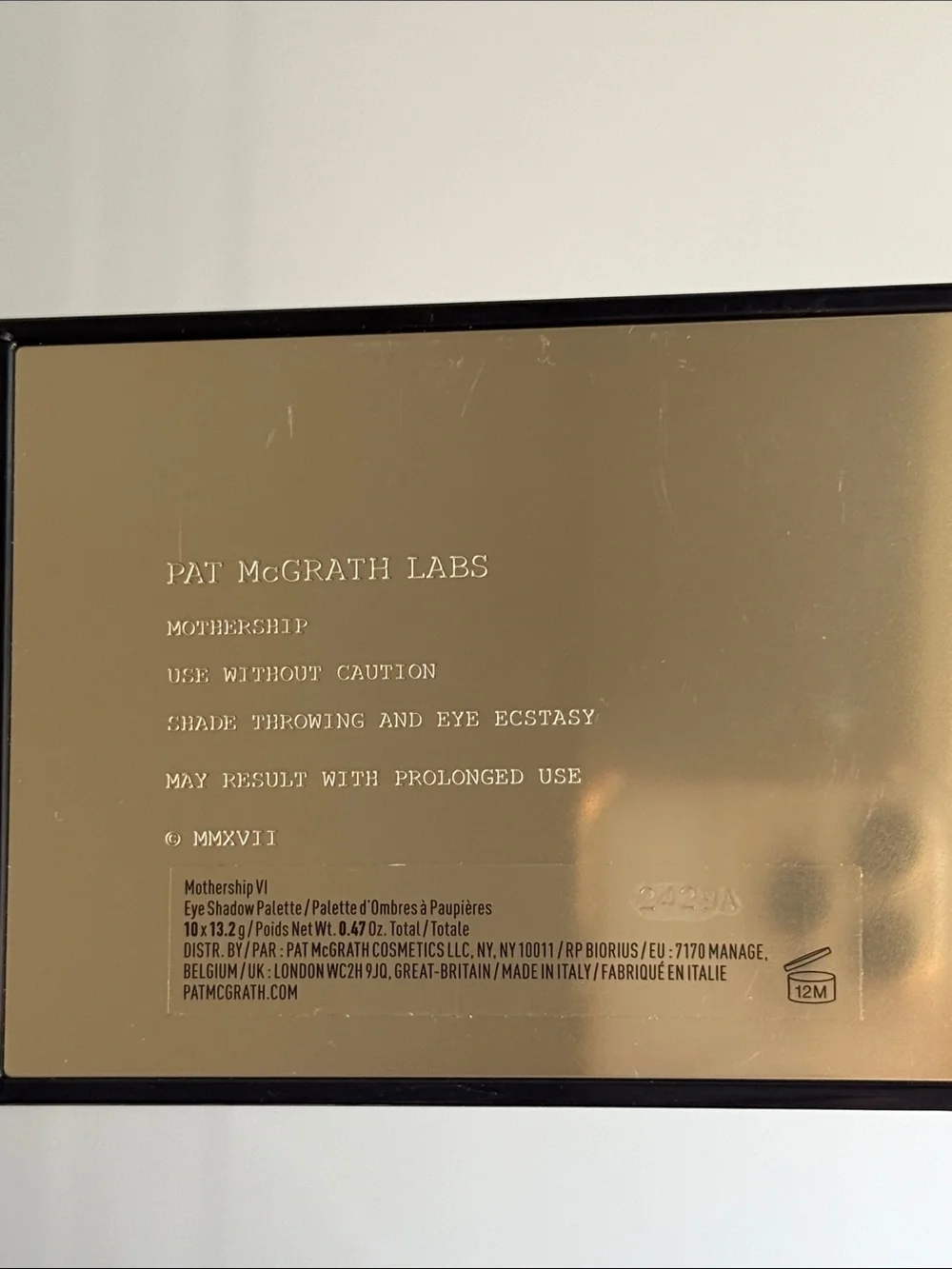 Pat Mcgrath Mothership VI Midnight Sun Eyeshadow Palette